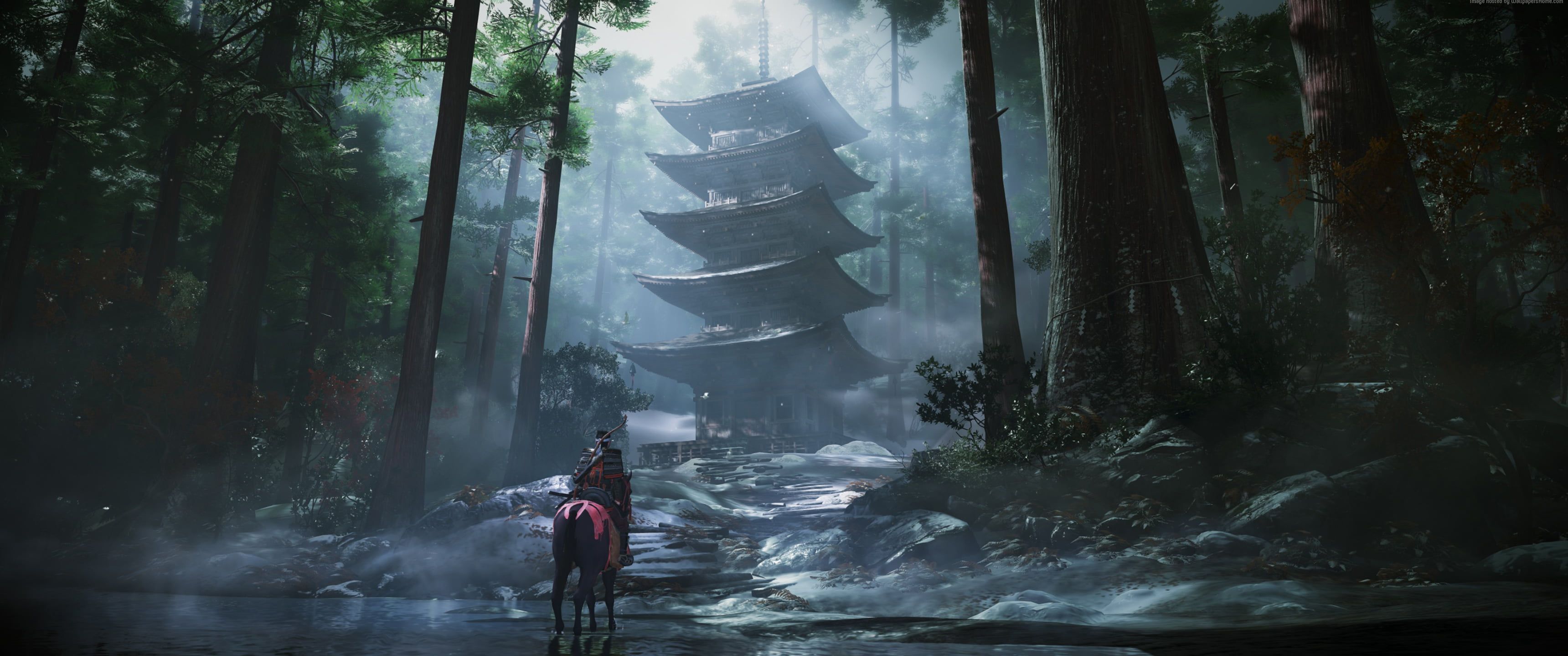 Ghost Of Tsushima Blue Nature Wallpapers