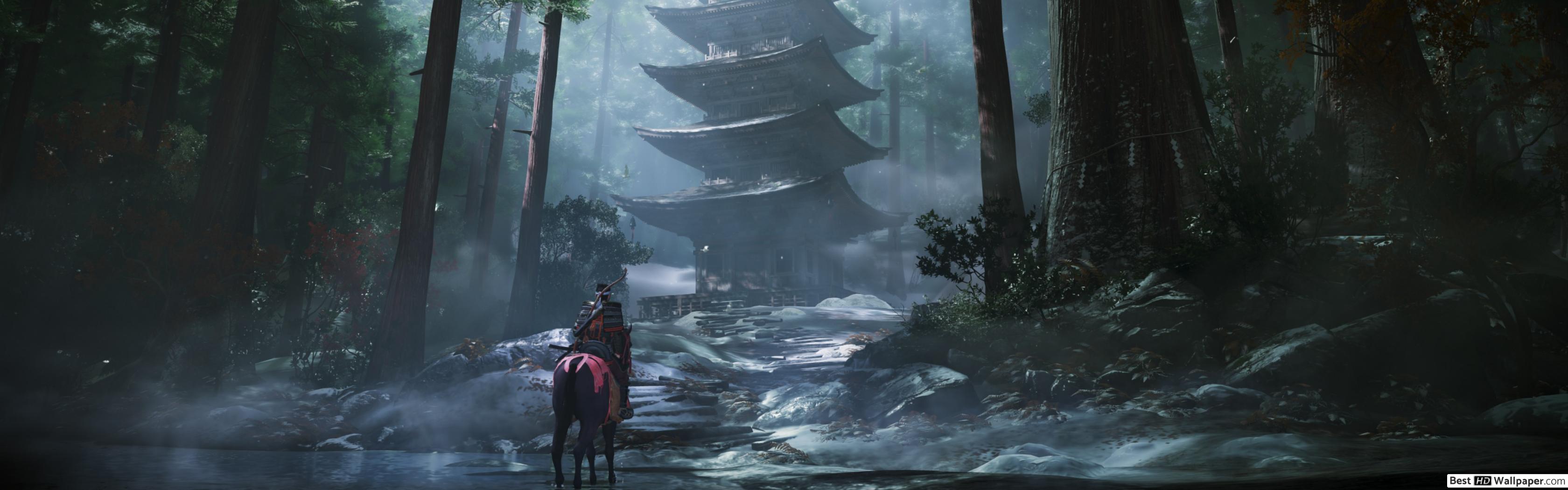 Ghost Of Tsushima Blue Nature Wallpapers