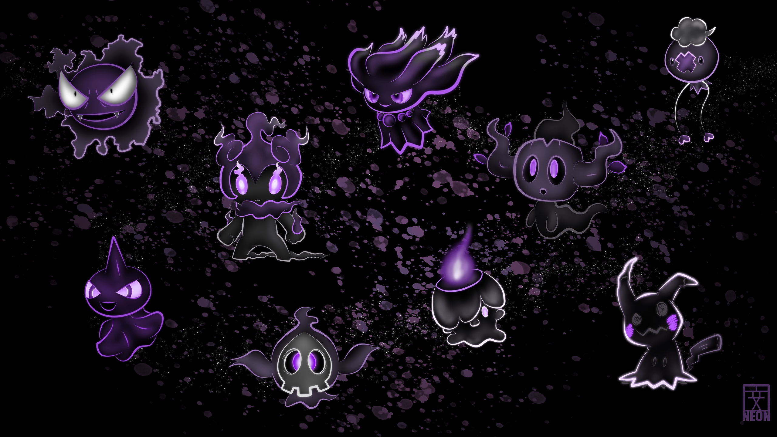 Ghost Pokemon Background