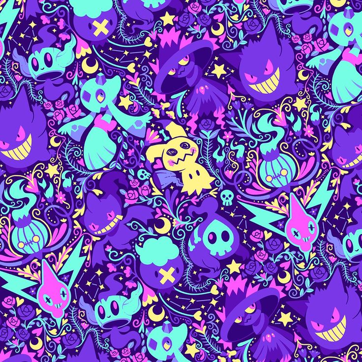 Ghost Pokemon Background