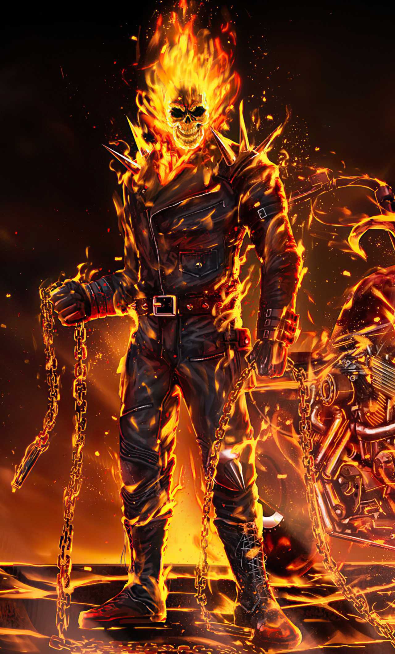 Ghost Rider 4K Marvel Wallpapers