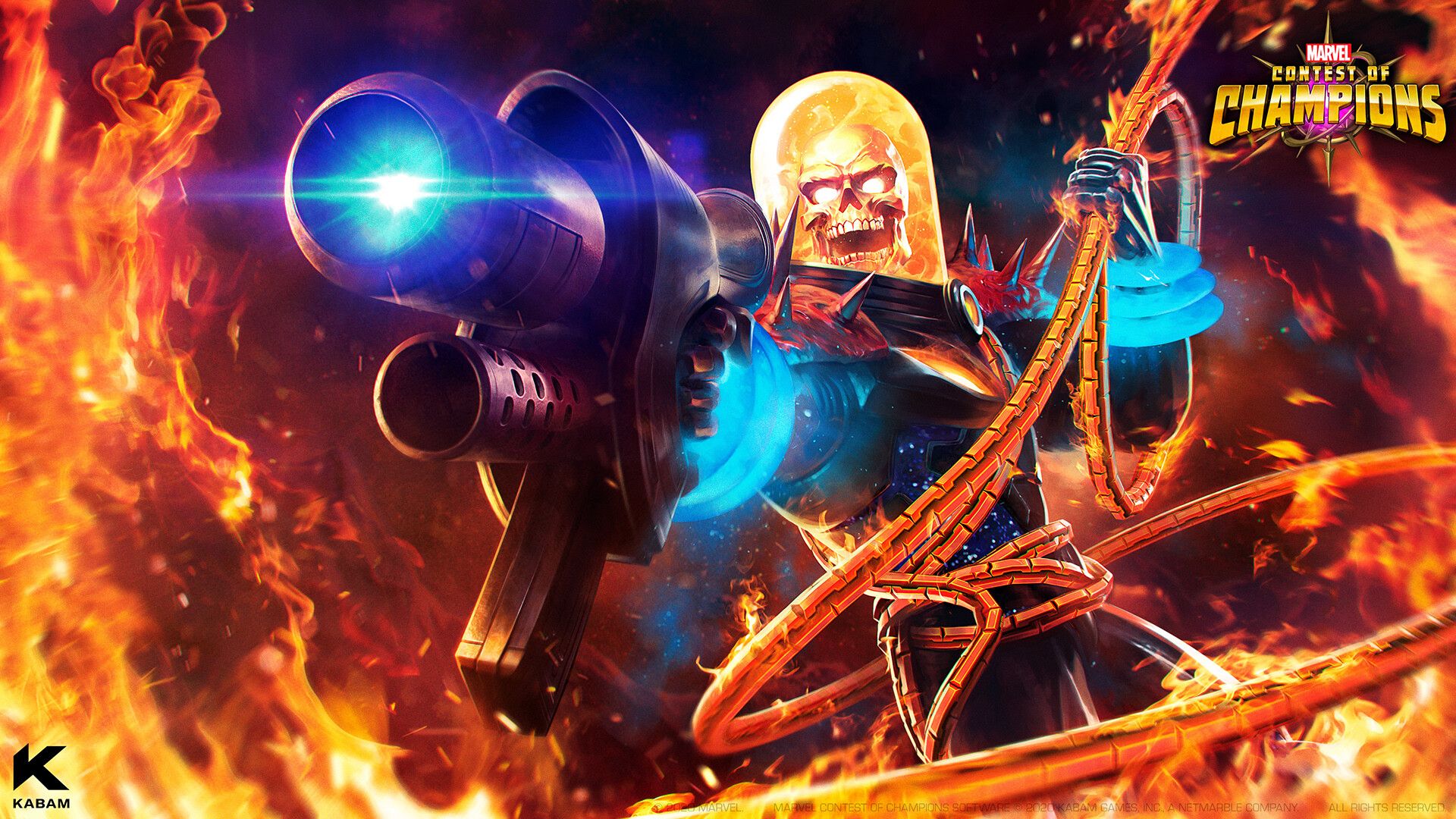 Ghost Rider And Baby Thanos Wallpapers