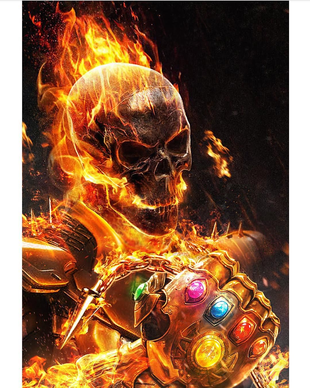 Ghost Rider Cool Illustration Wallpapers