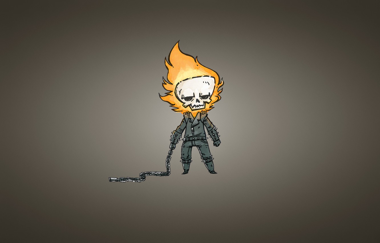 Ghost Rider Cool Illustration Wallpapers