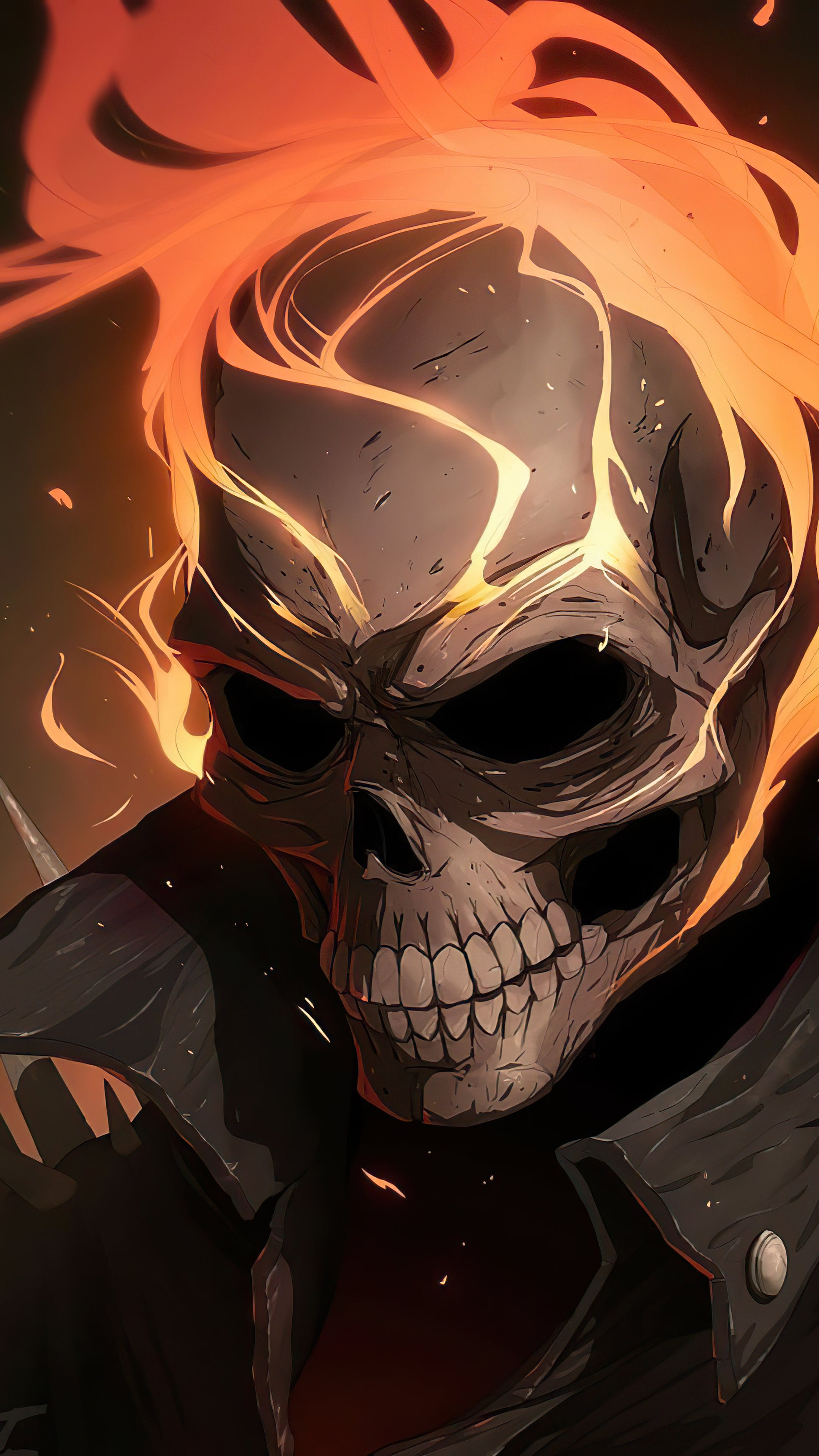 Ghost Rider Cool Illustration Wallpapers