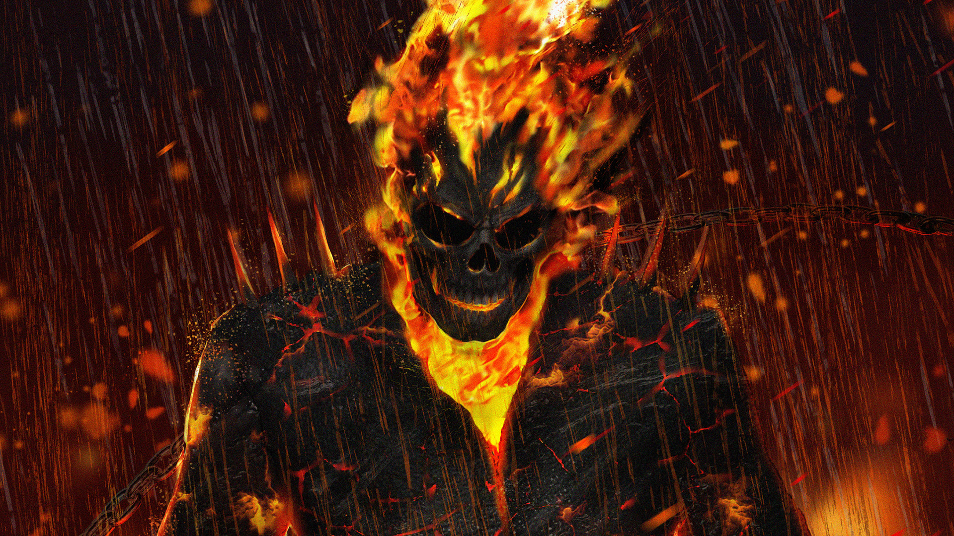 Ghost Rider Cool Illustration Wallpapers