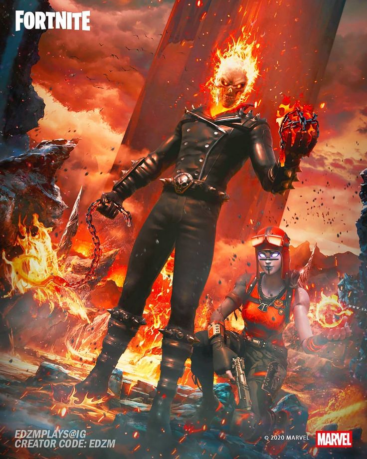 Ghost Rider Fortnite Wallpapers