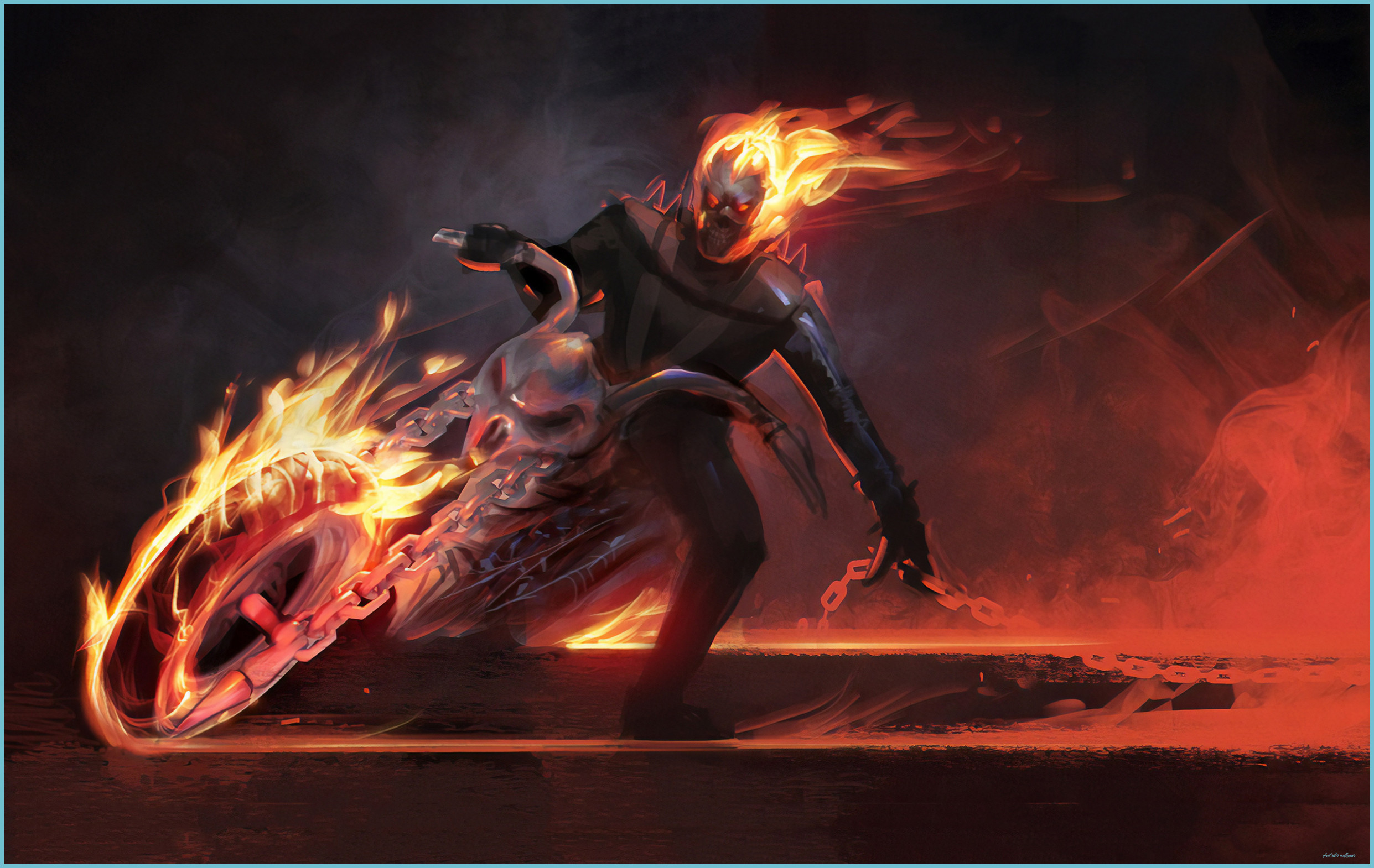 Ghost Rider Fortnite Wallpapers