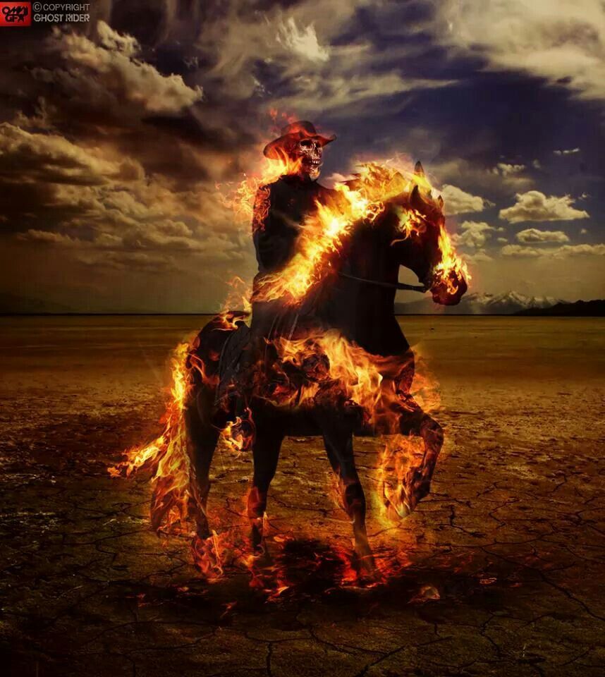 Ghost Rider Horse Riding Wallpapers