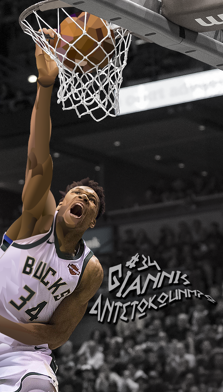 Giannis Antetokounmpo Dunk Wallpapers