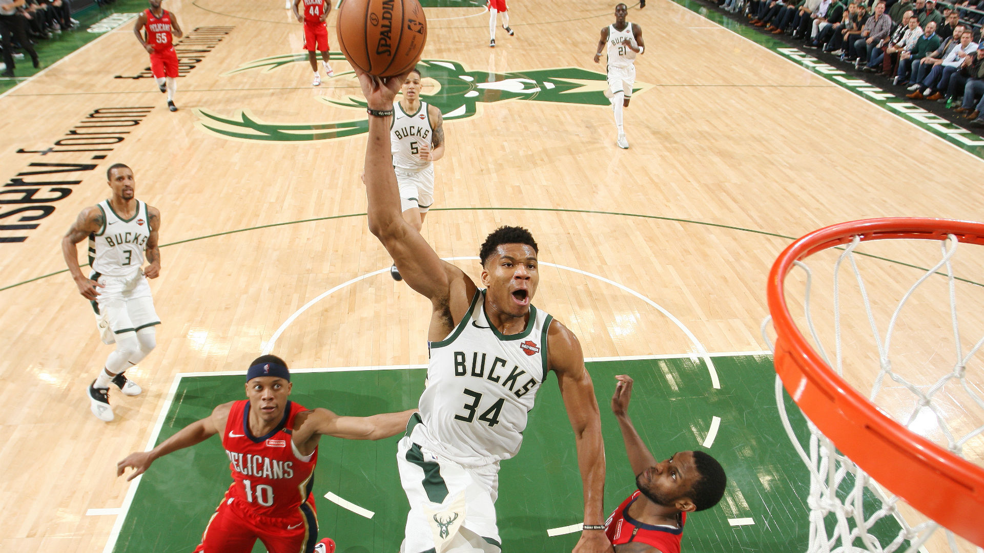 Giannis Antetokounmpo Dunk Wallpapers