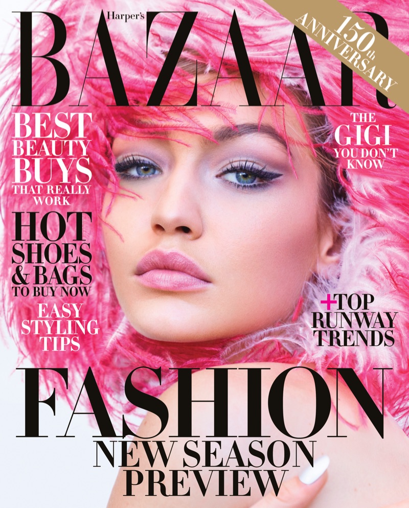 Gigi Hadid Harpers Bazar 2017 Portrait Wallpapers