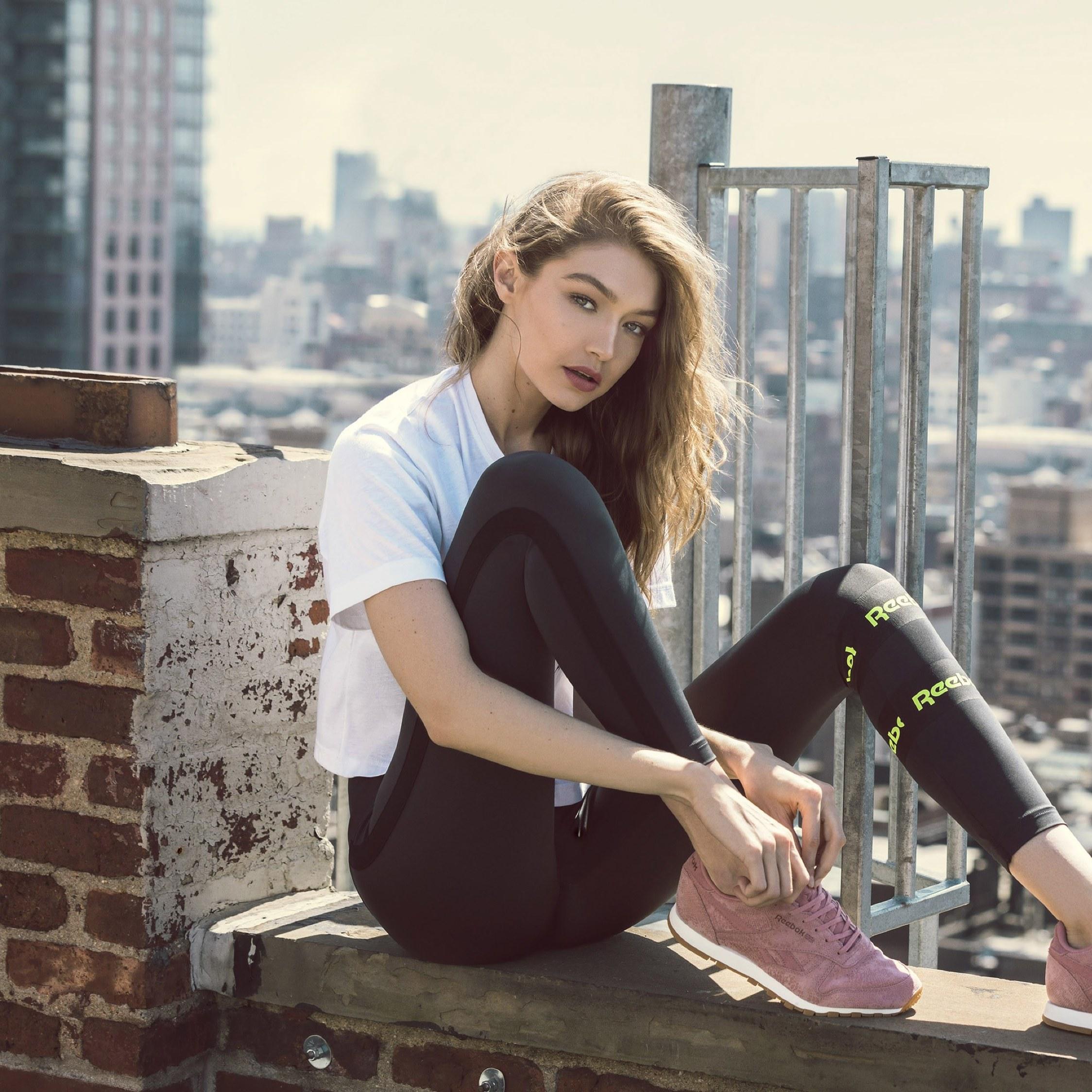 Gigi Hadid Reebok 2017 Wallpapers