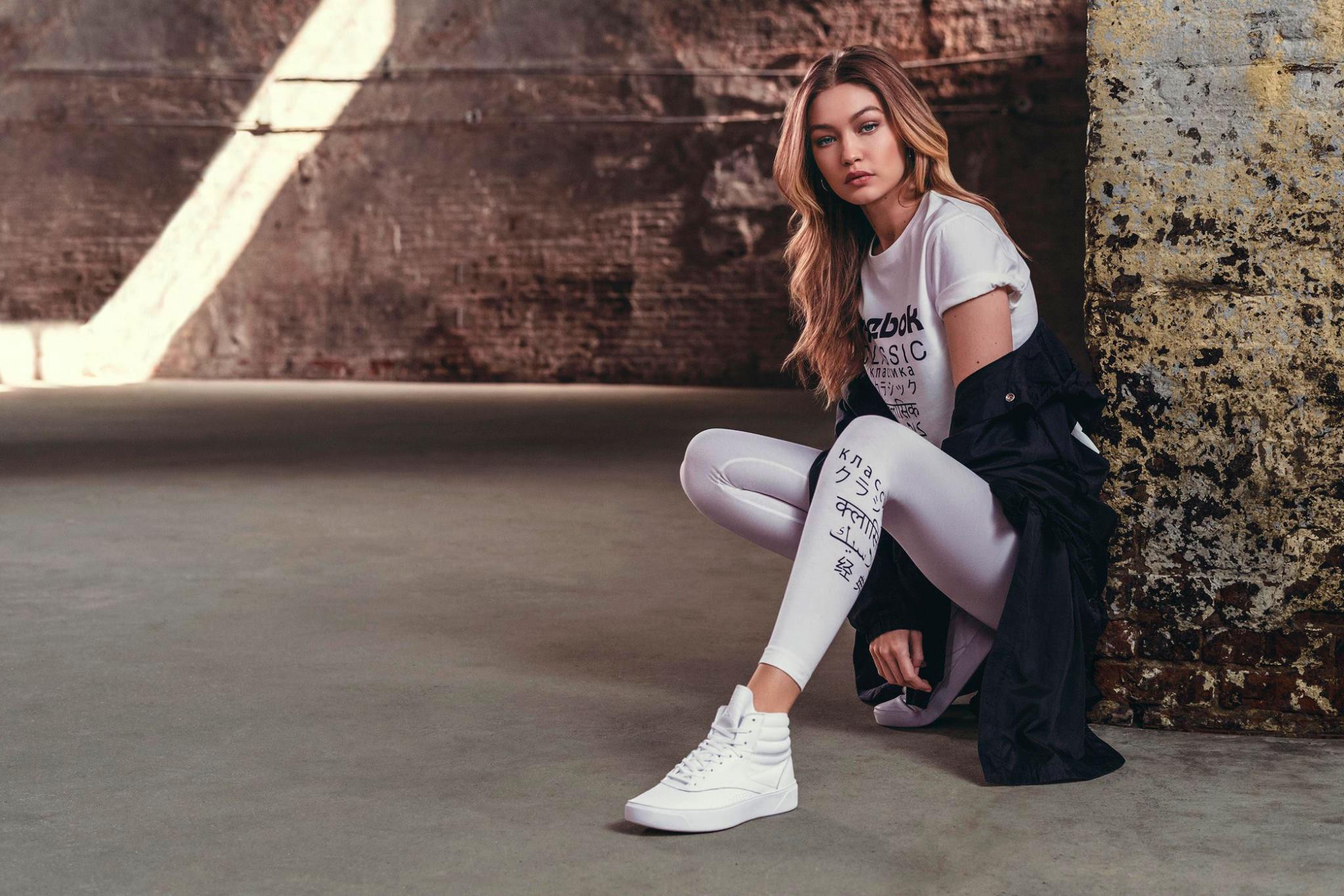 Gigi Hadid Reebok 2017 Wallpapers