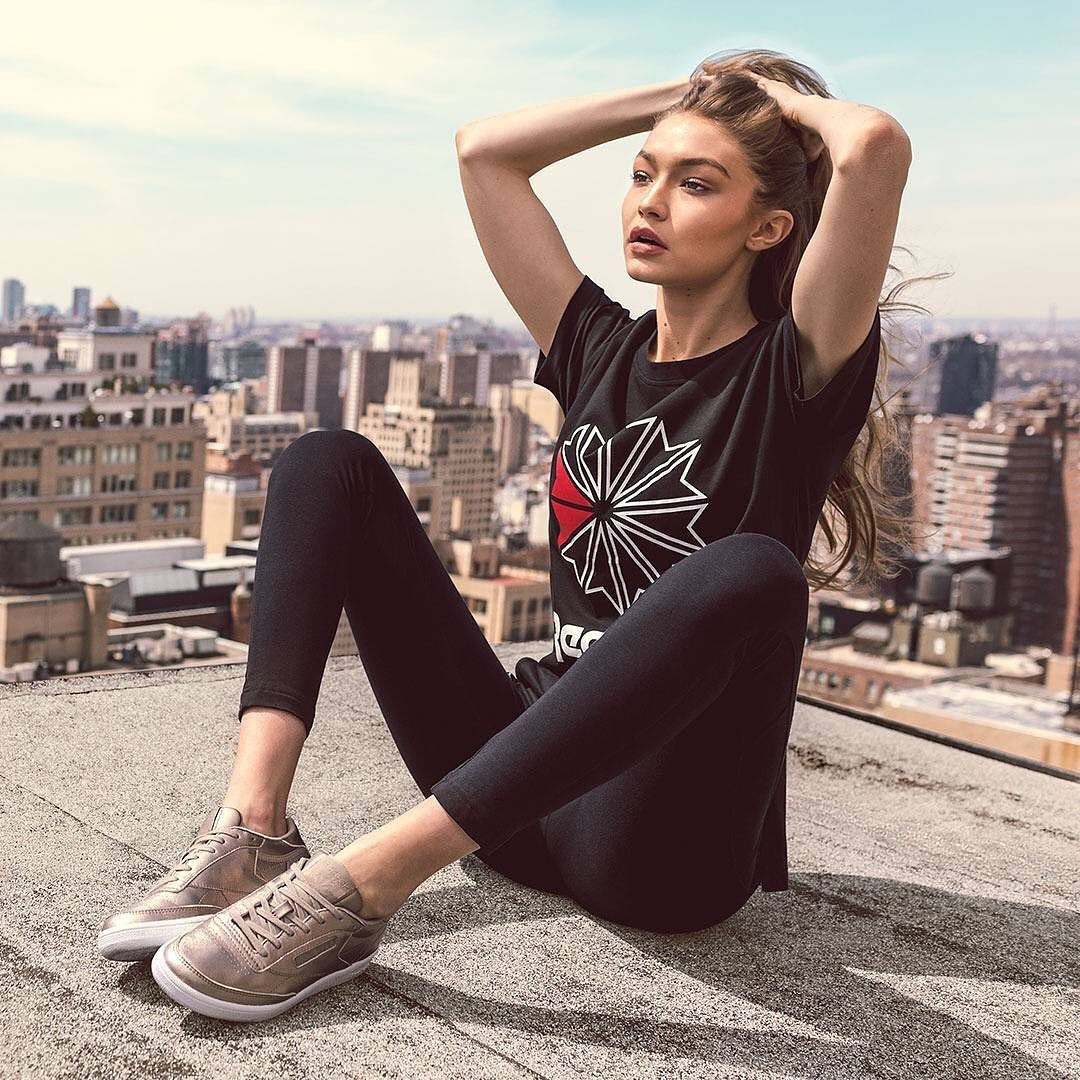 Gigi Hadid Reebok 2017 Wallpapers