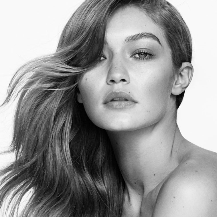 Gigi Hadid Stuart Weitzman Black and White Wallpapers