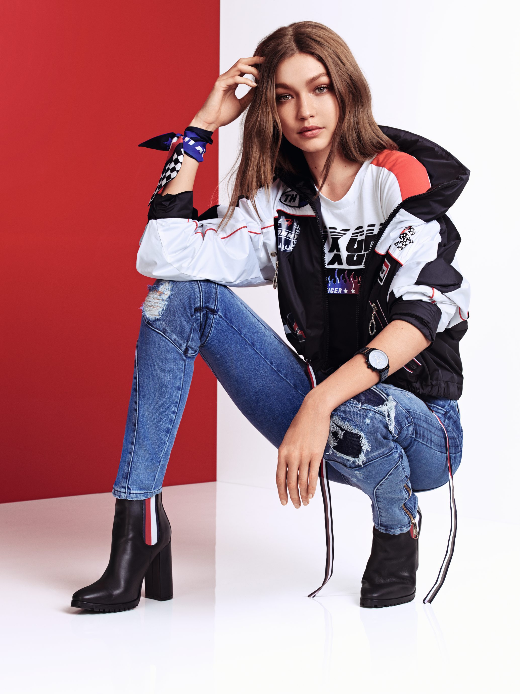 Gigi Hadid Tommy X Spring Summer Wallpapers