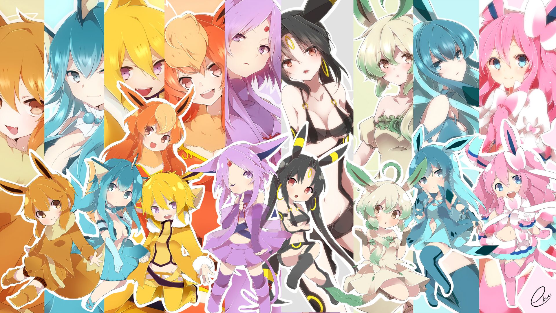 Gijinka Eevee Wallpapers