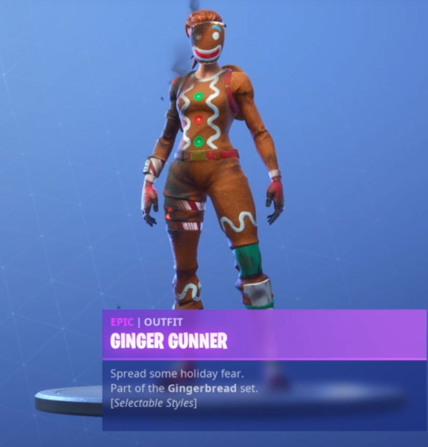 Ginger Gunner Fortnite Wallpapers