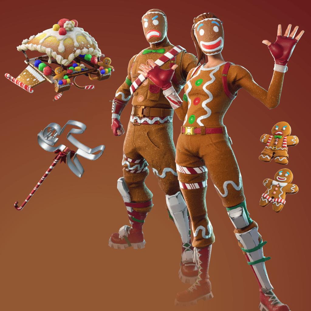 Gingerbread Raider Fortnite Wallpapers