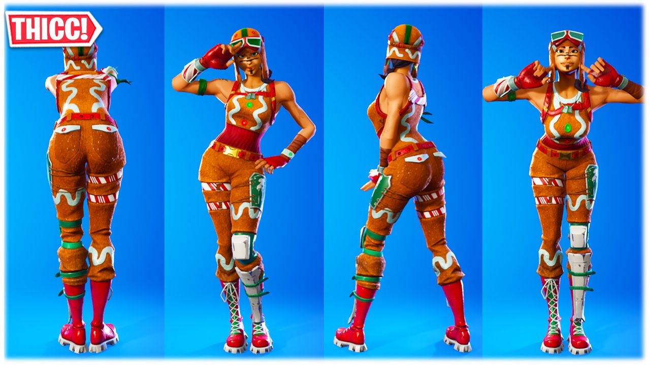 Gingerbread Raider Skin Outfit Wallpapers