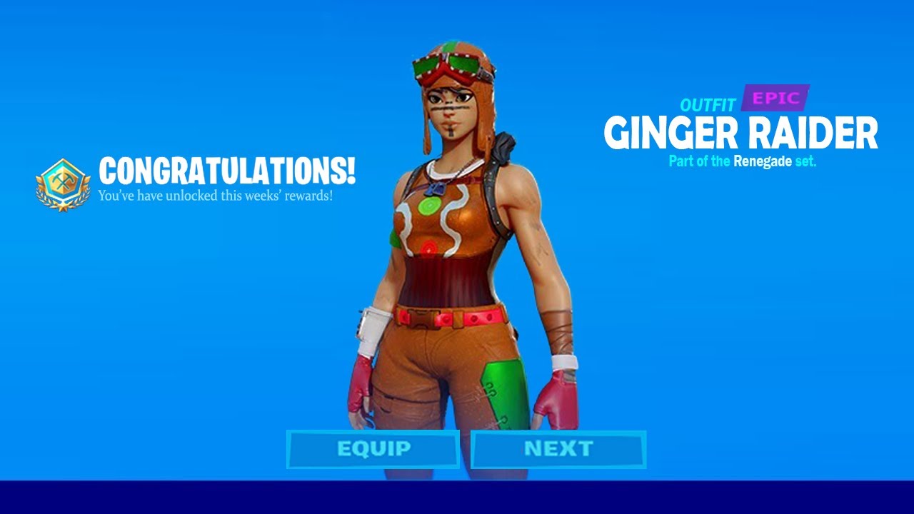 Gingerbread Raider Skin Outfit Wallpapers