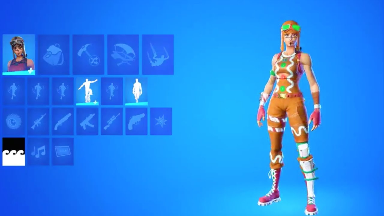 Gingerbread Raider Skin Outfit Wallpapers