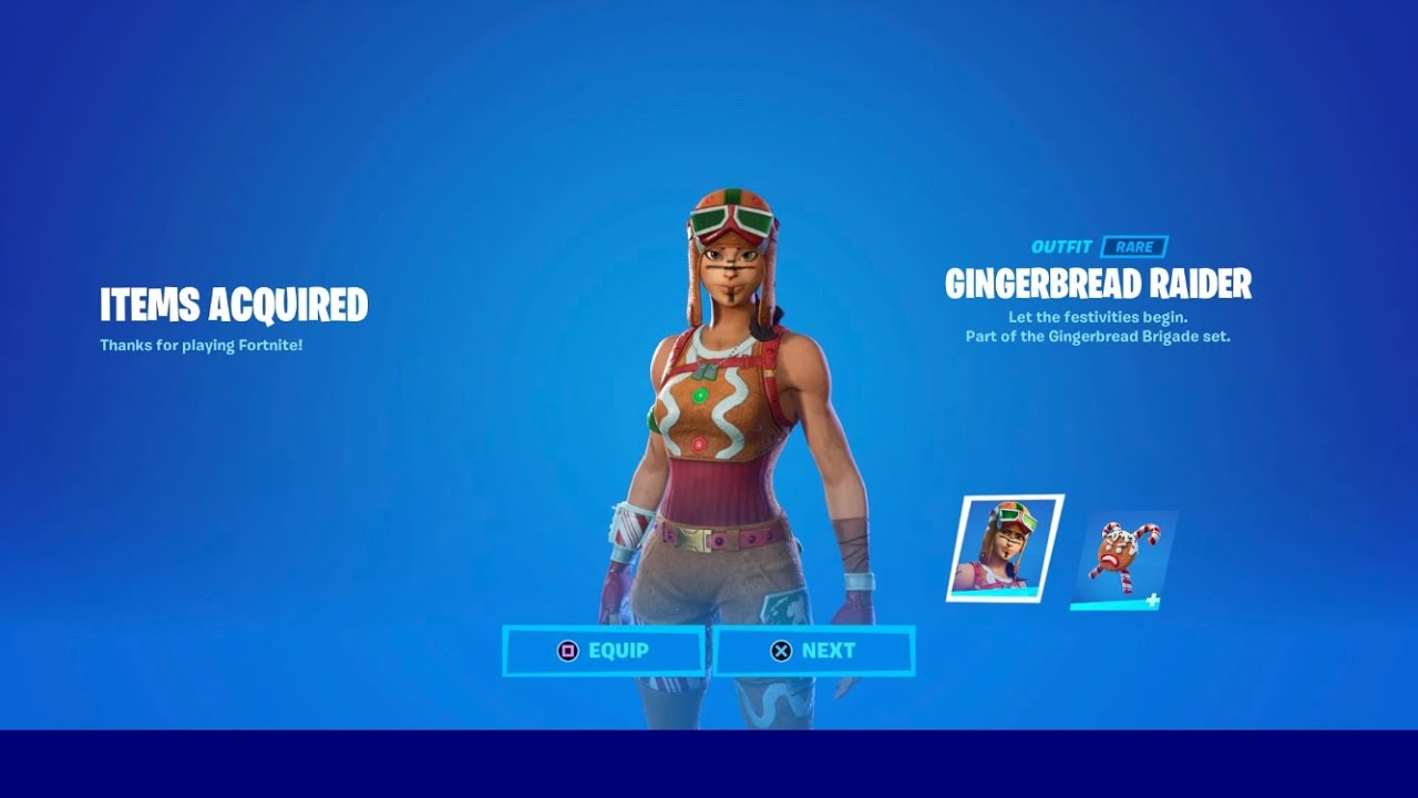 Gingerbread Raider Skin Outfit Wallpapers