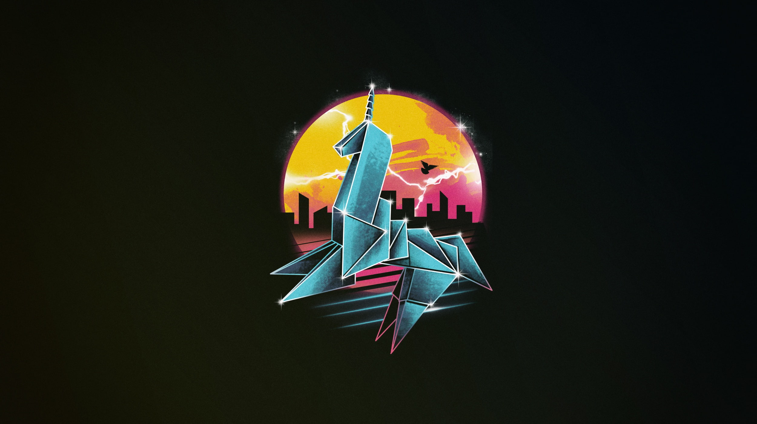 Girl And Synth Retro Wave Wallpapers