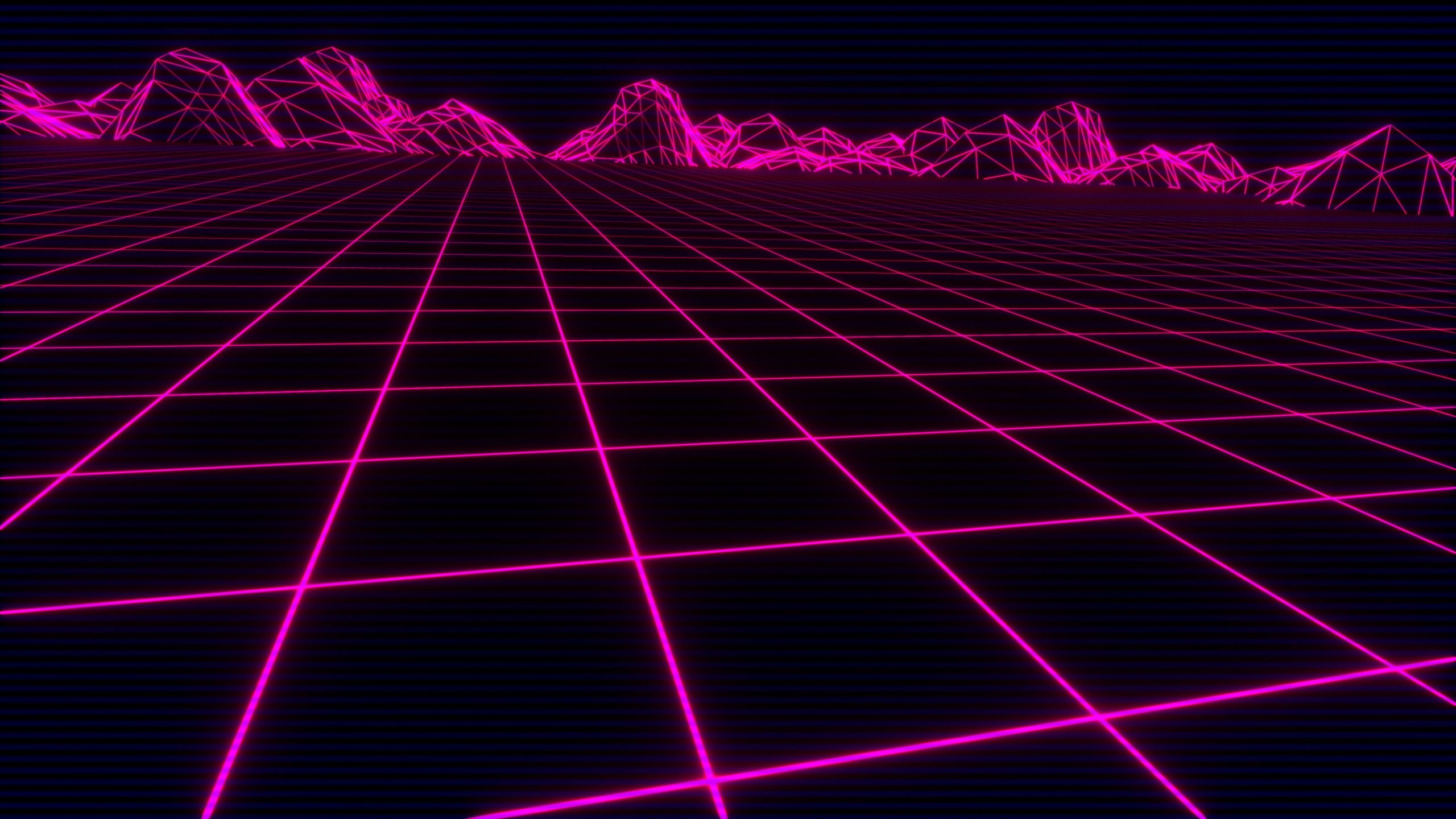 Girl And Synth Retro Wave Wallpapers