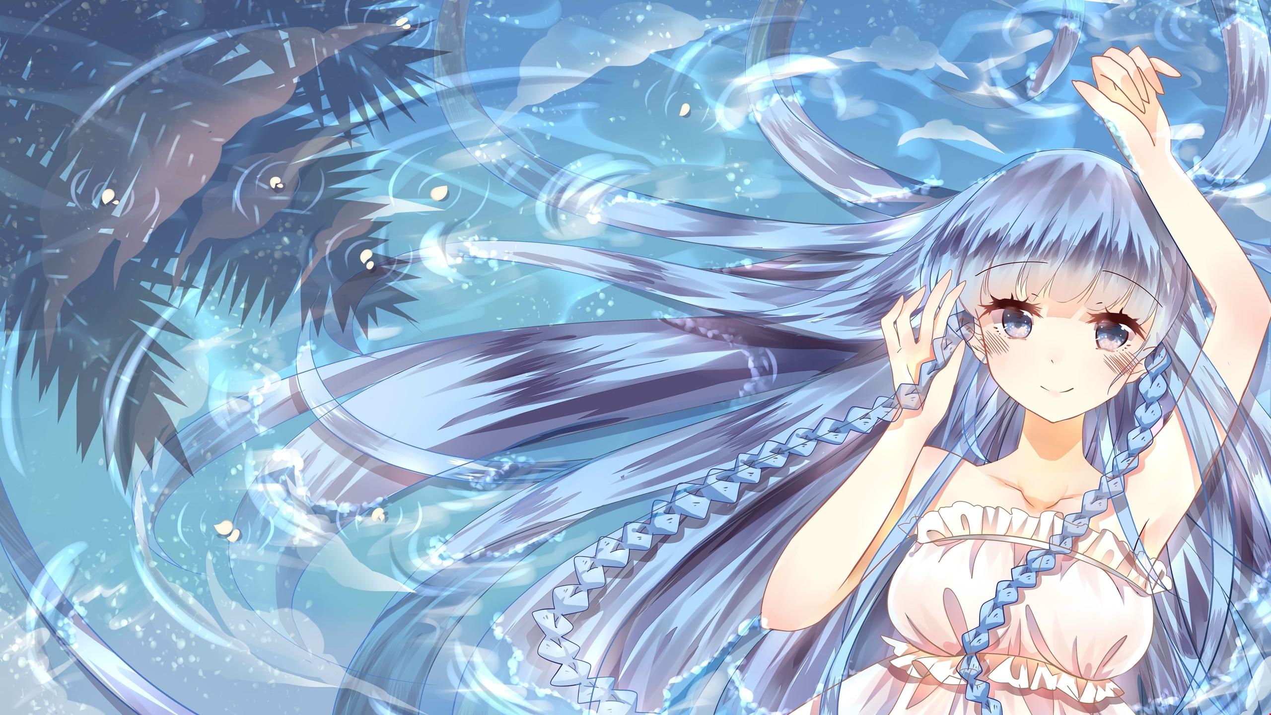 Girl In Water Anime Wallpapers