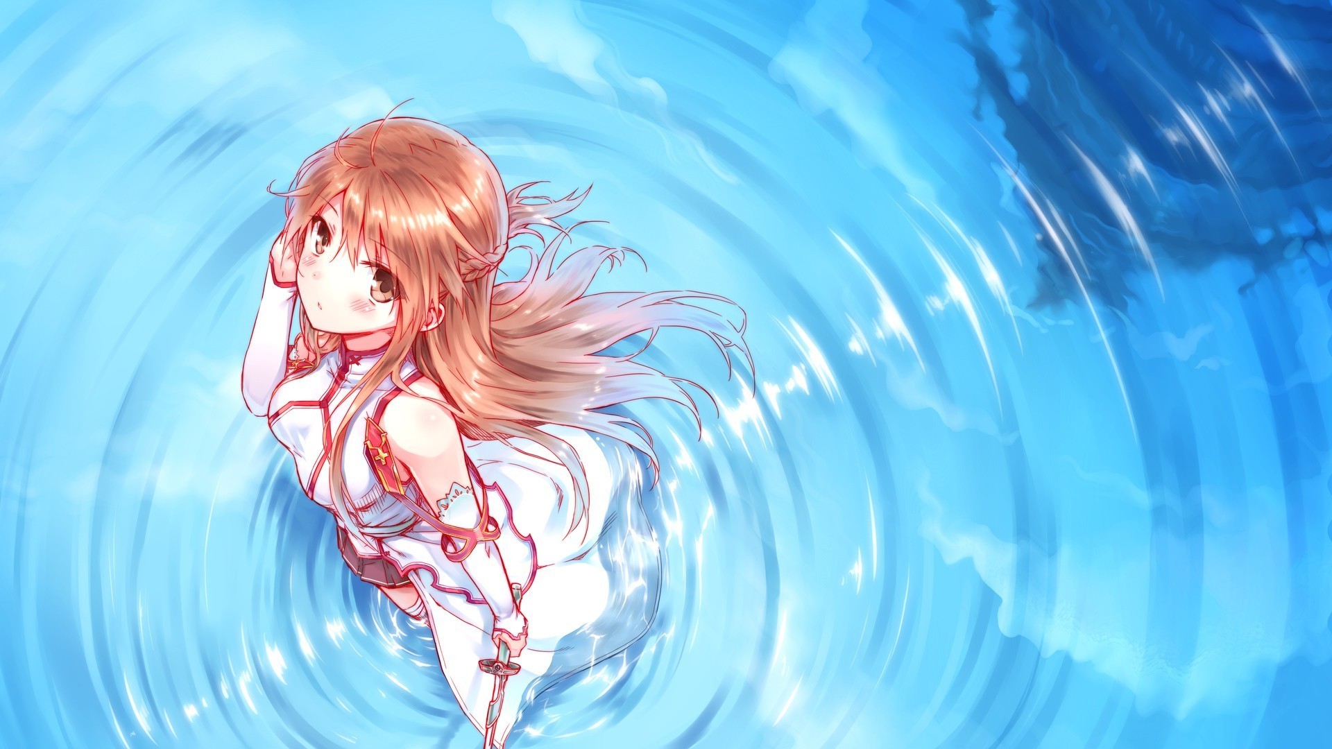 Girl In Water Anime Wallpapers