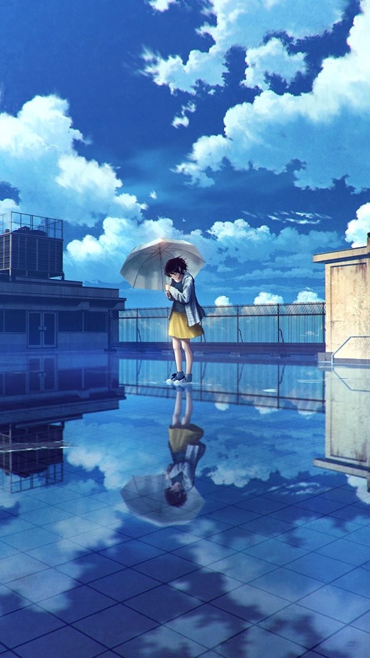 Girl In Water Anime Wallpapers