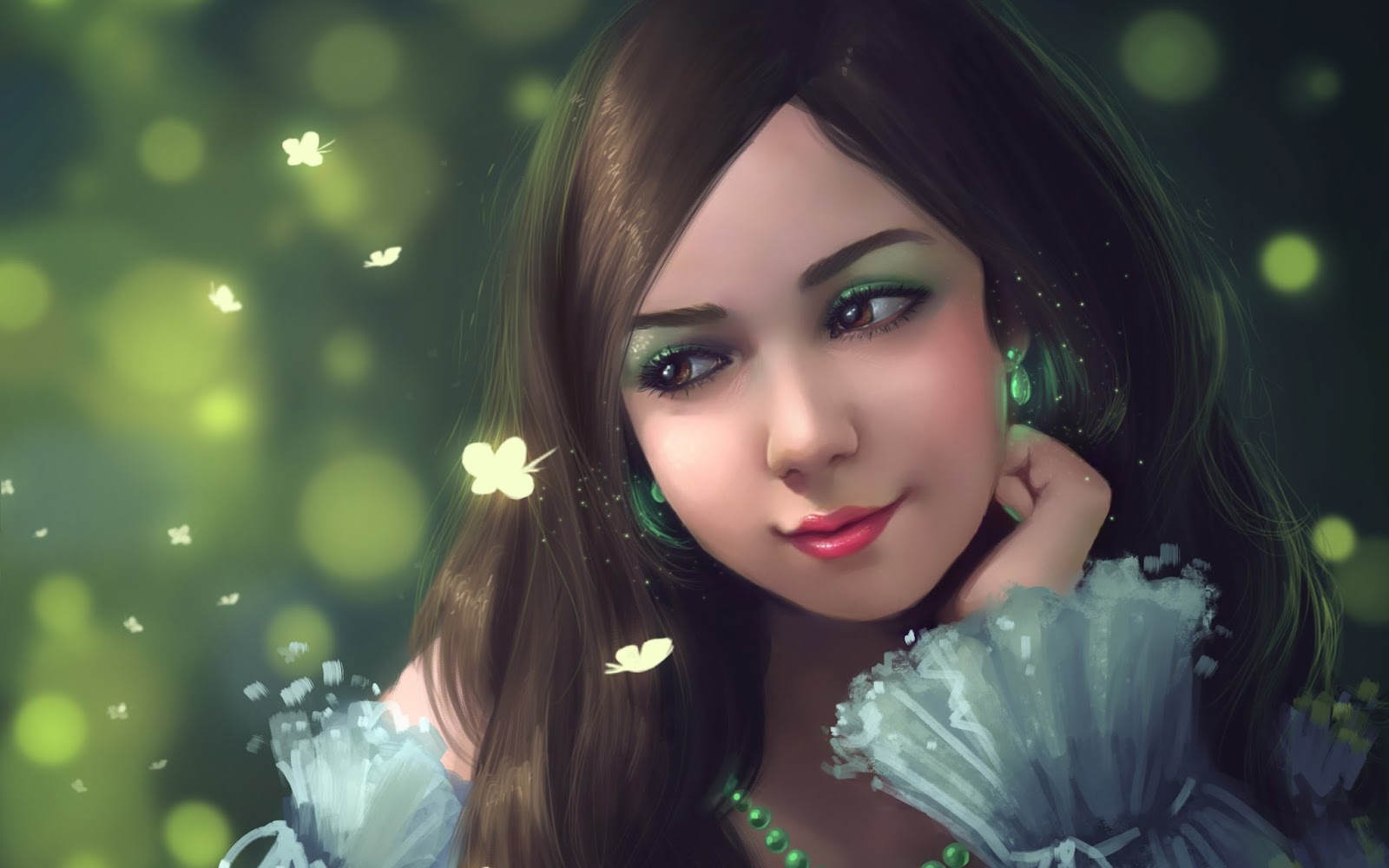 Girl Painting Images Wallpapers