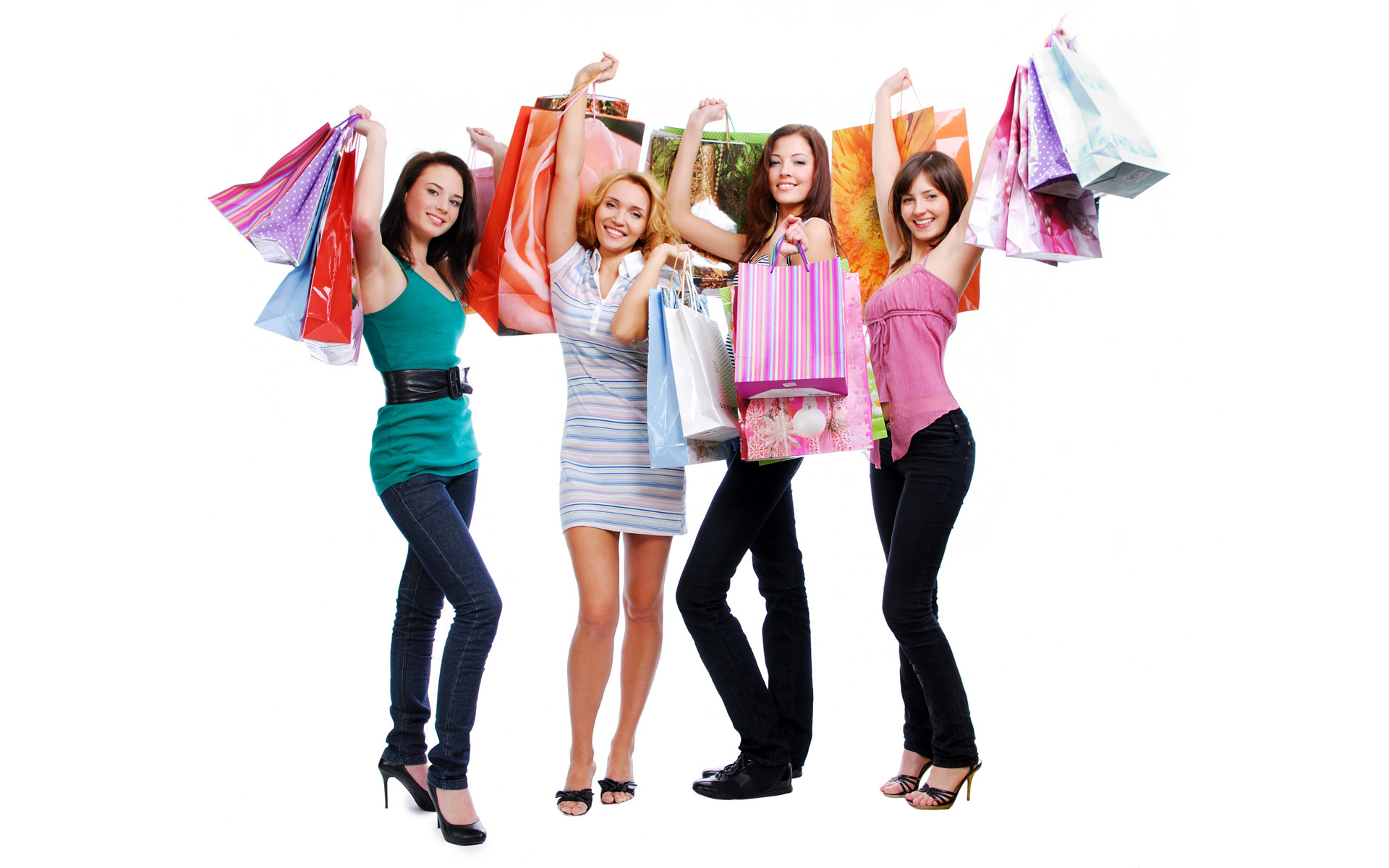 Girl Shopping Image Wallpapers