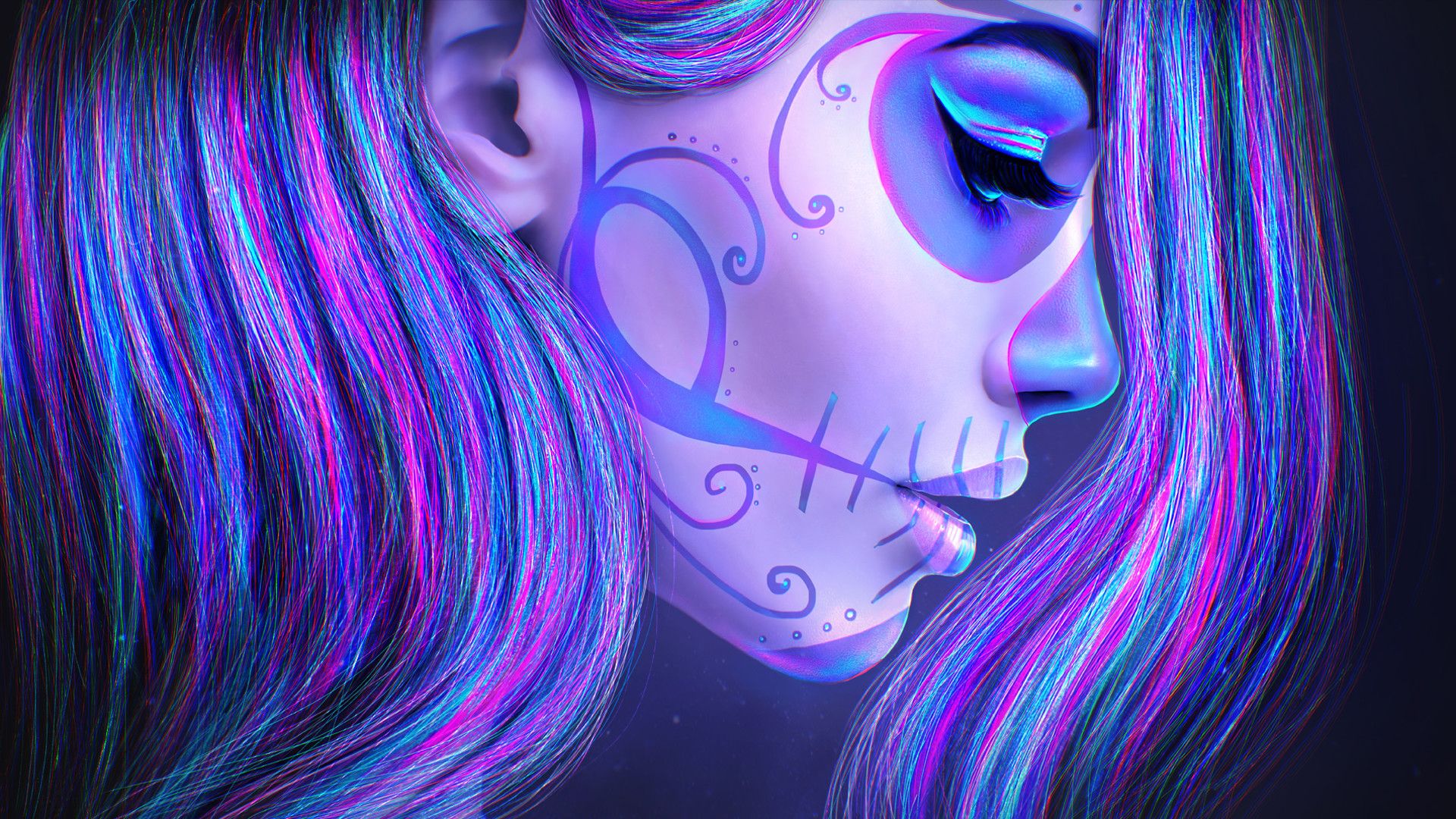 Girl Skull Wallpapers