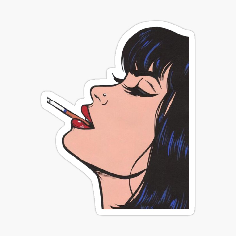 Girl Smoking Artwork Wallpapers