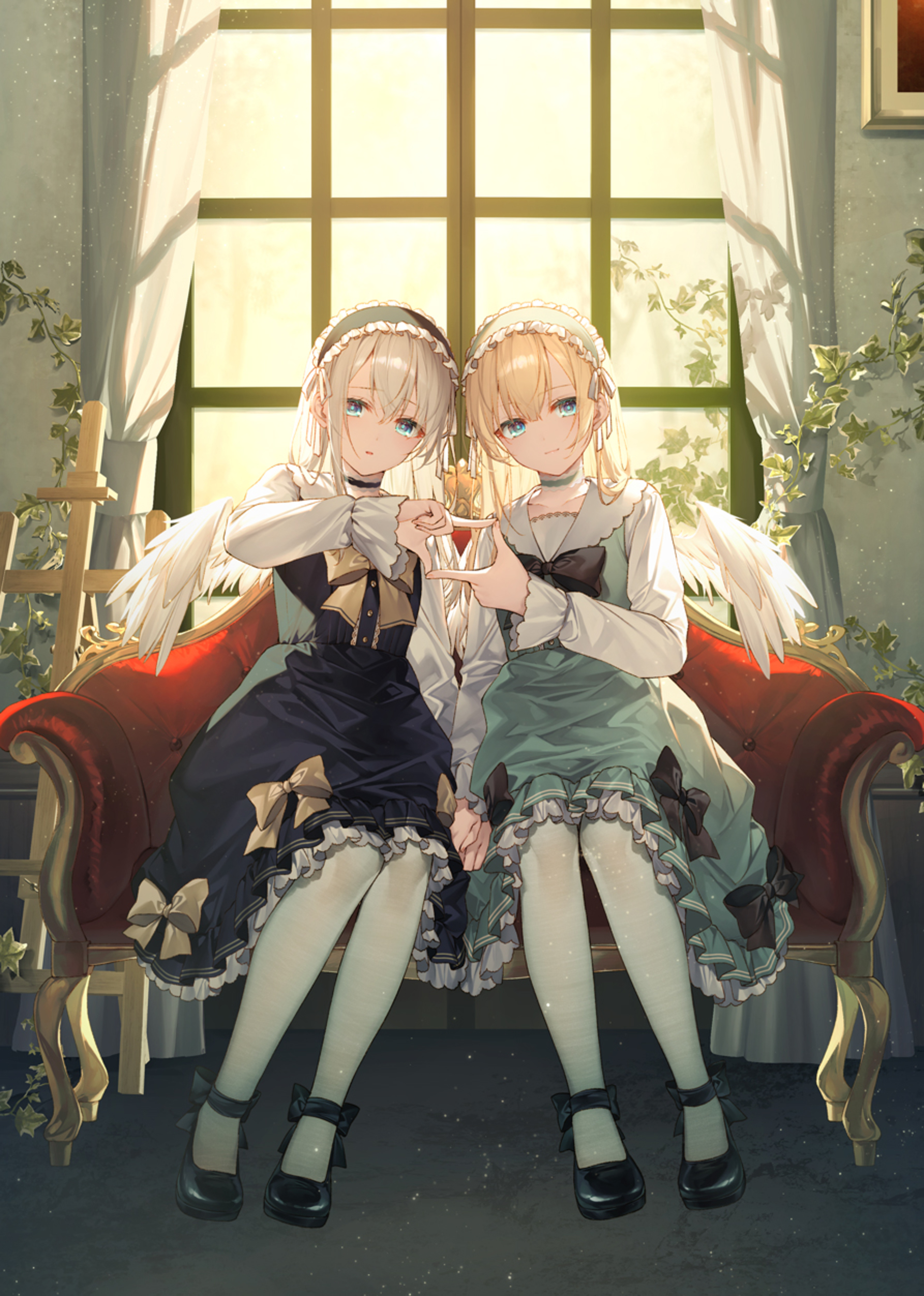 Girl Twins Artwork Wallpapers