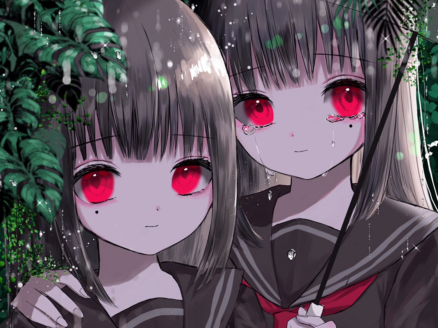 Girl Twins Artwork Wallpapers