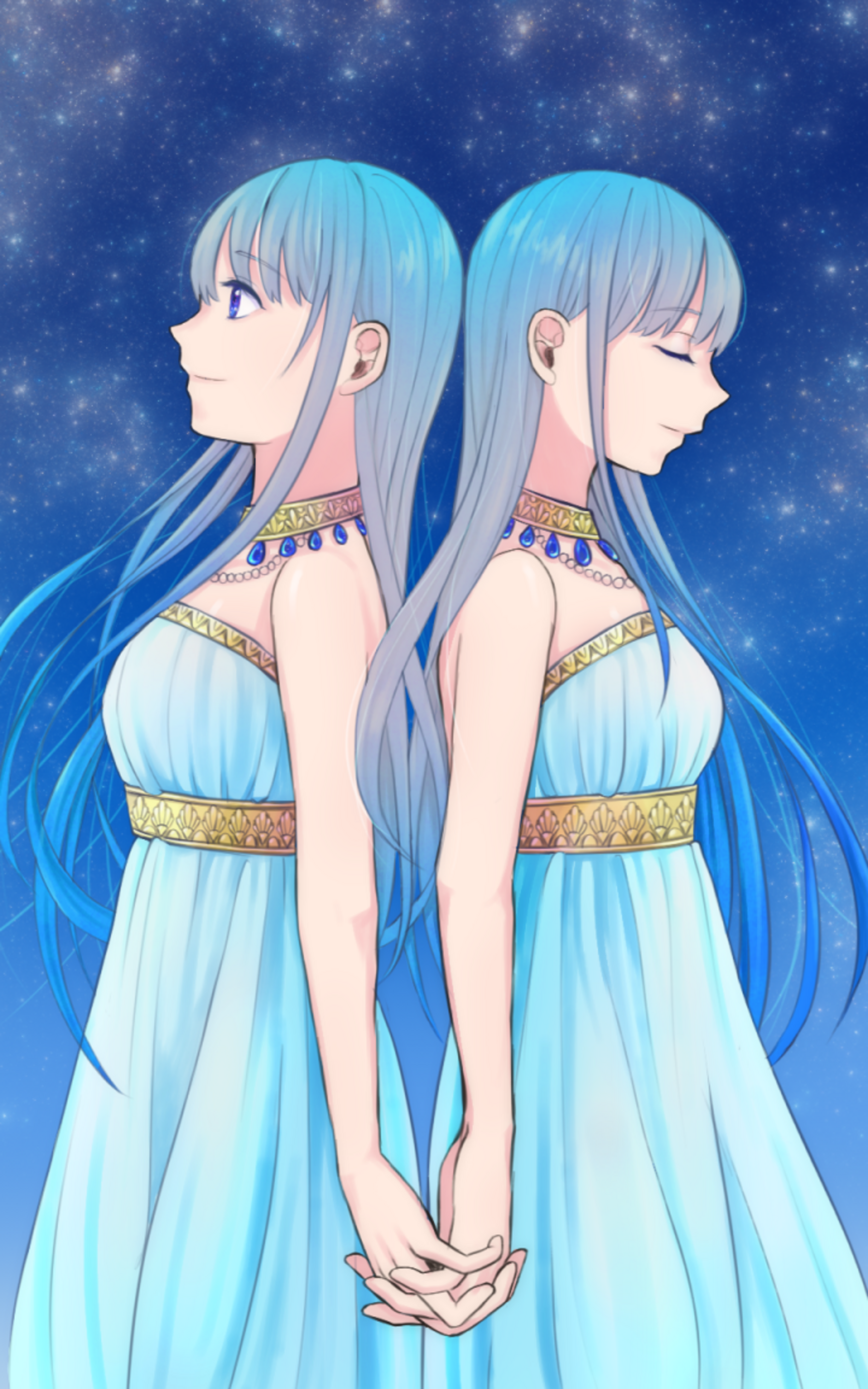 Girl Twins Artwork Wallpapers