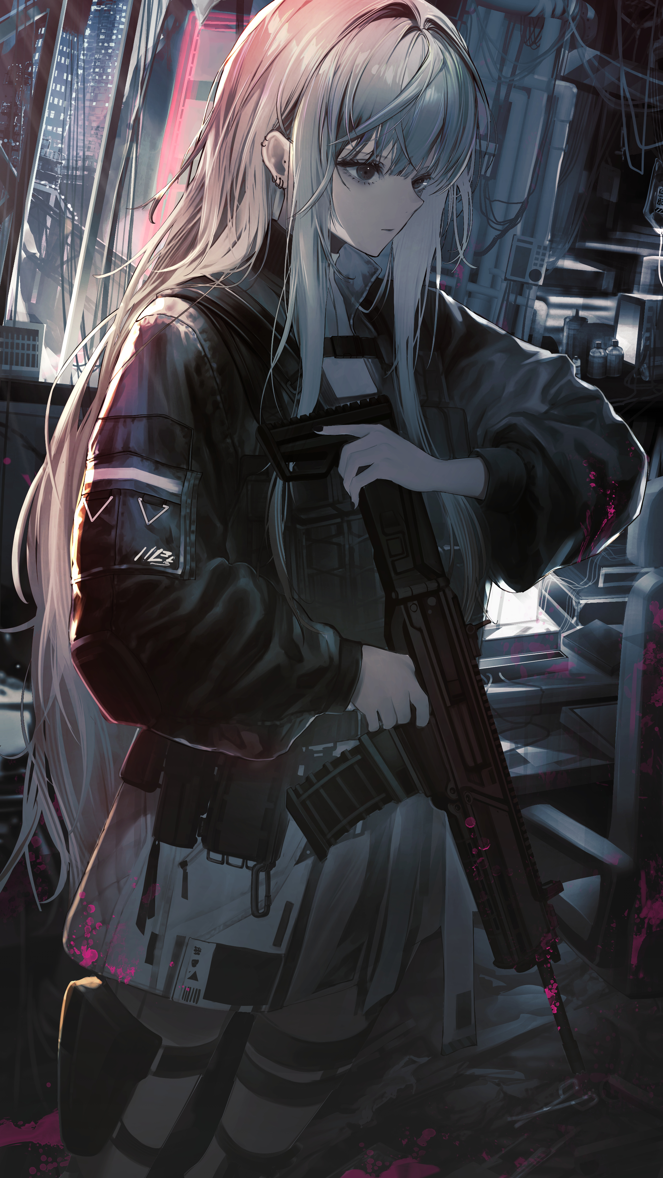 Girl With Gun Anime Wallpapers