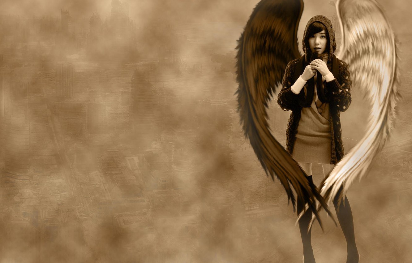 Girl With Wings Angel Wallpapers