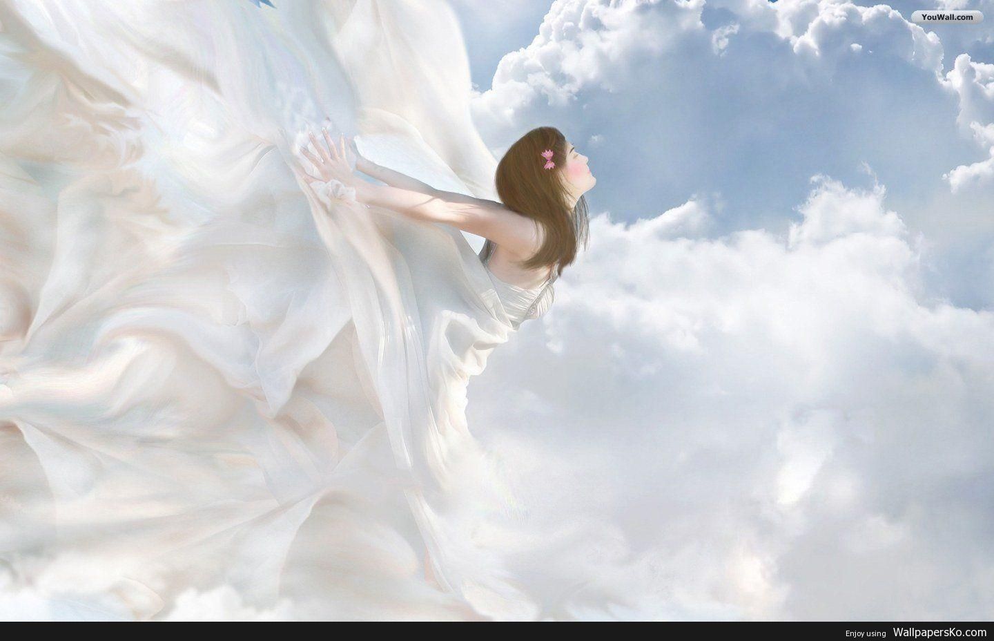 Girl With Wings Angel Wallpapers