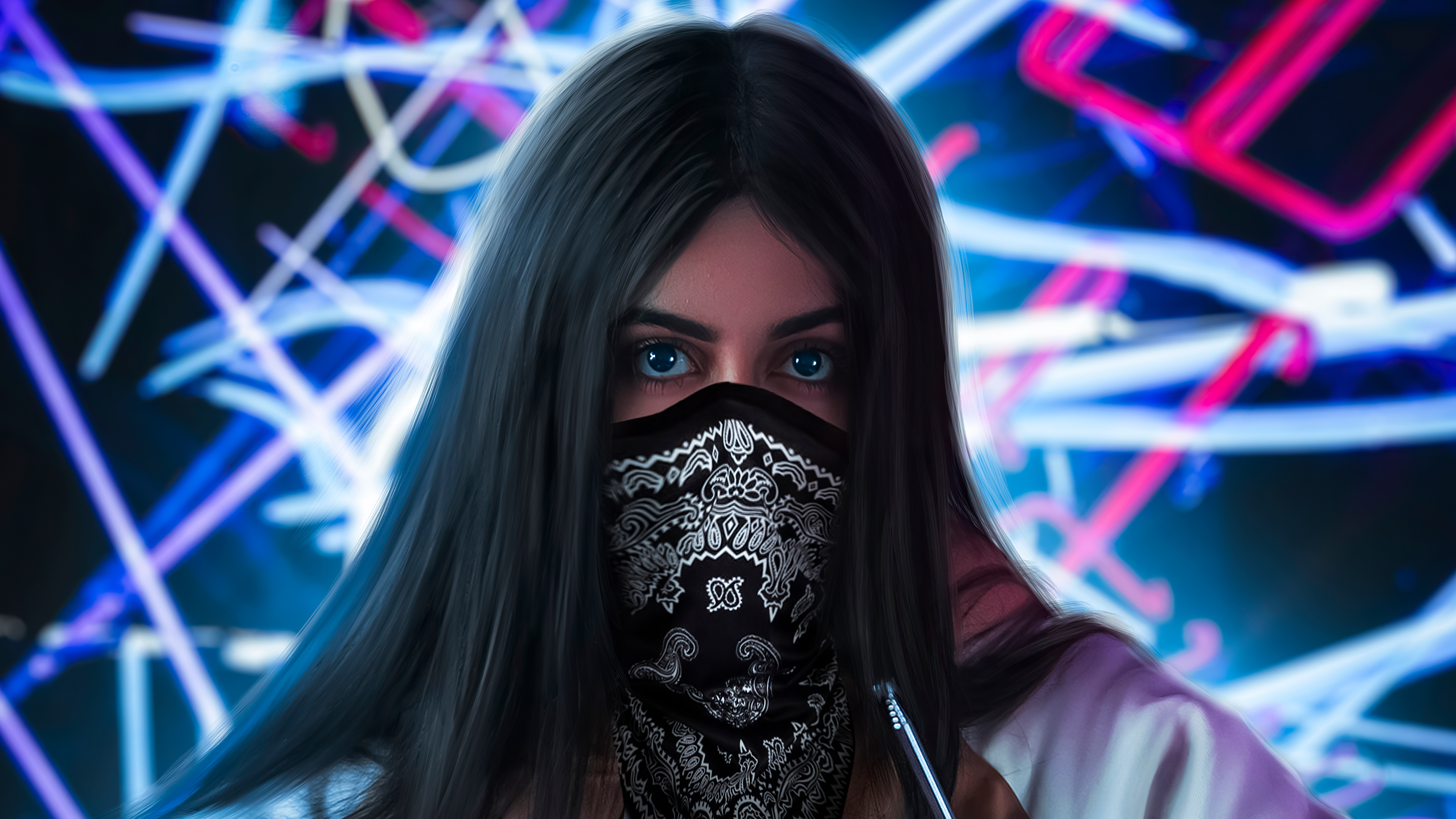 Girls In Mask Wallpapers