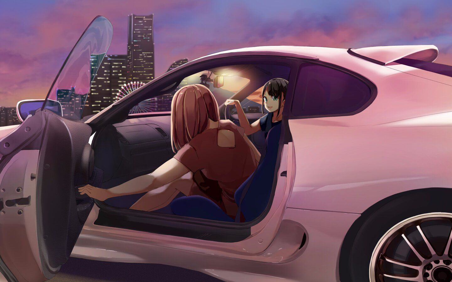 Girls On Cars Wallpapers