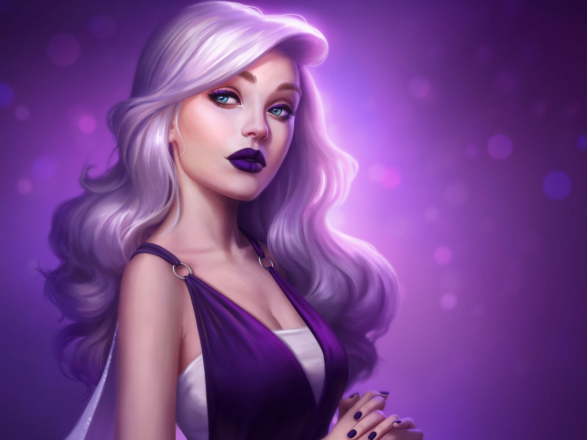 Girls Purple Wallpapers