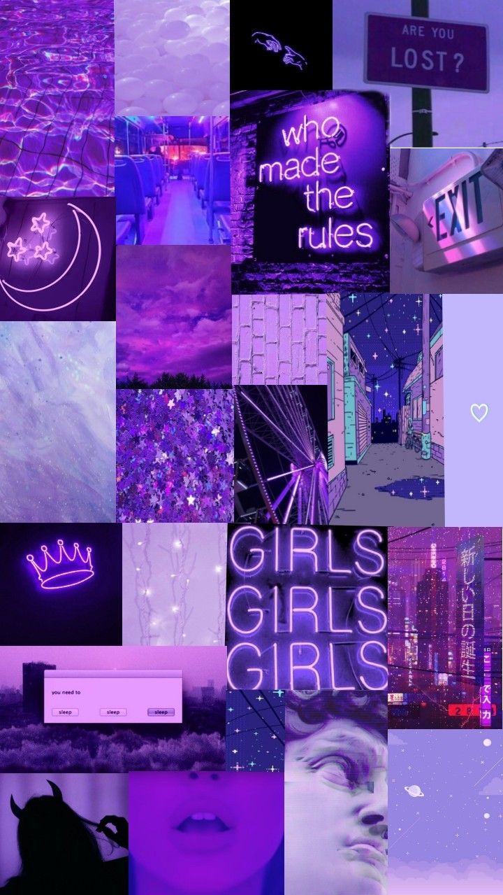 Girls Purple Wallpapers