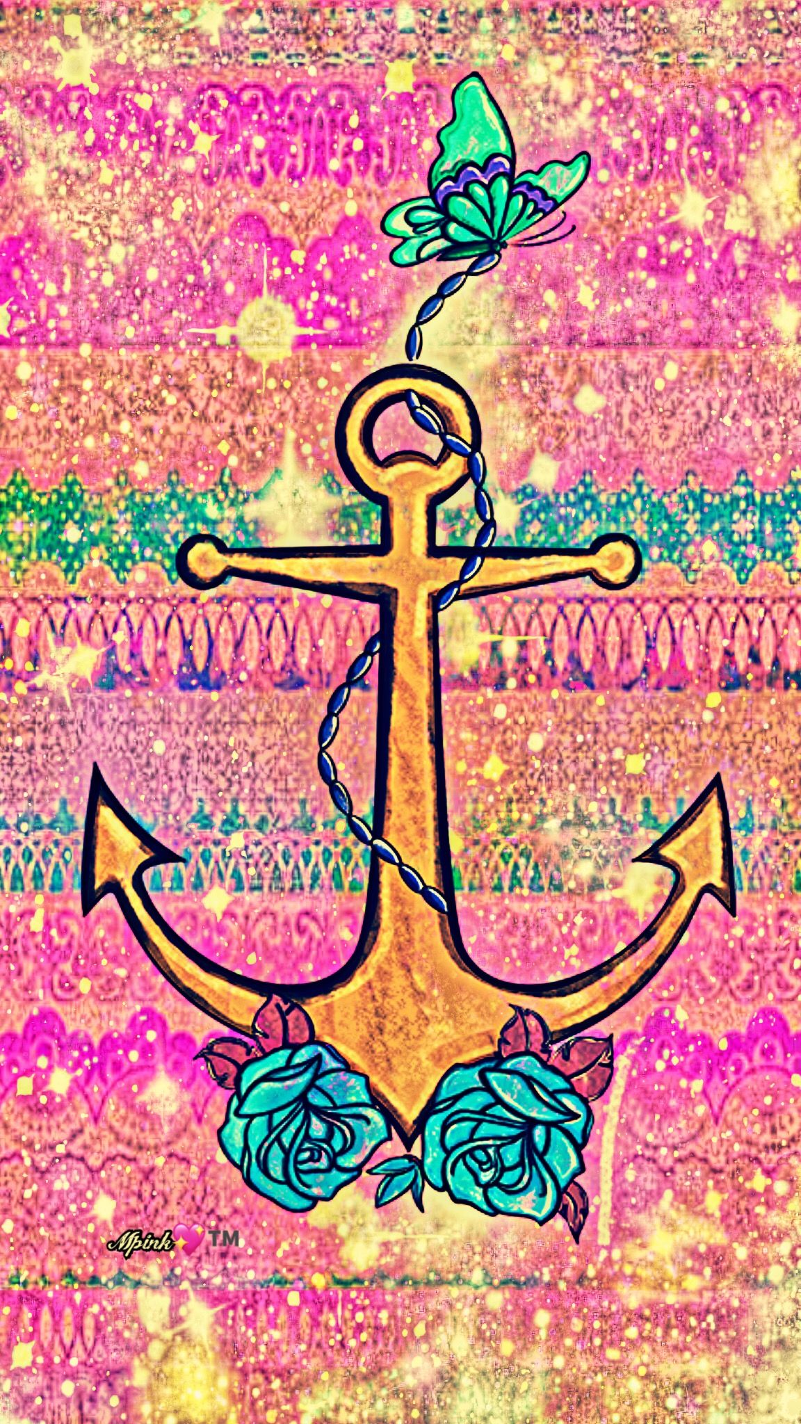 Girly Anchor Wallpapers