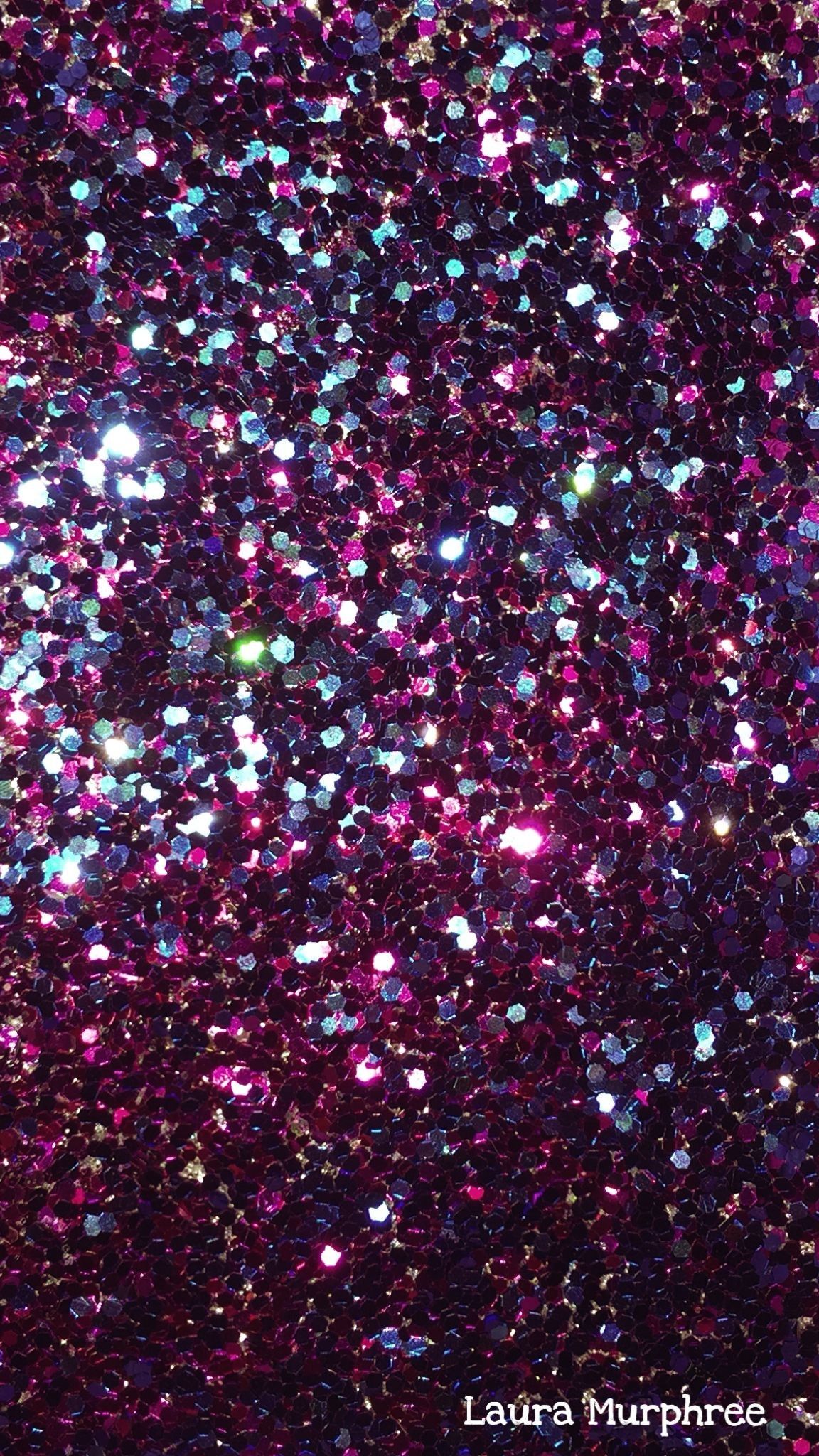 Girly Black Glitter Wallpapers