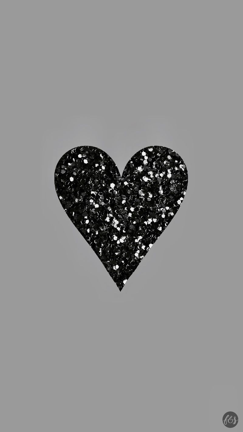 Girly Black Glitter Wallpapers